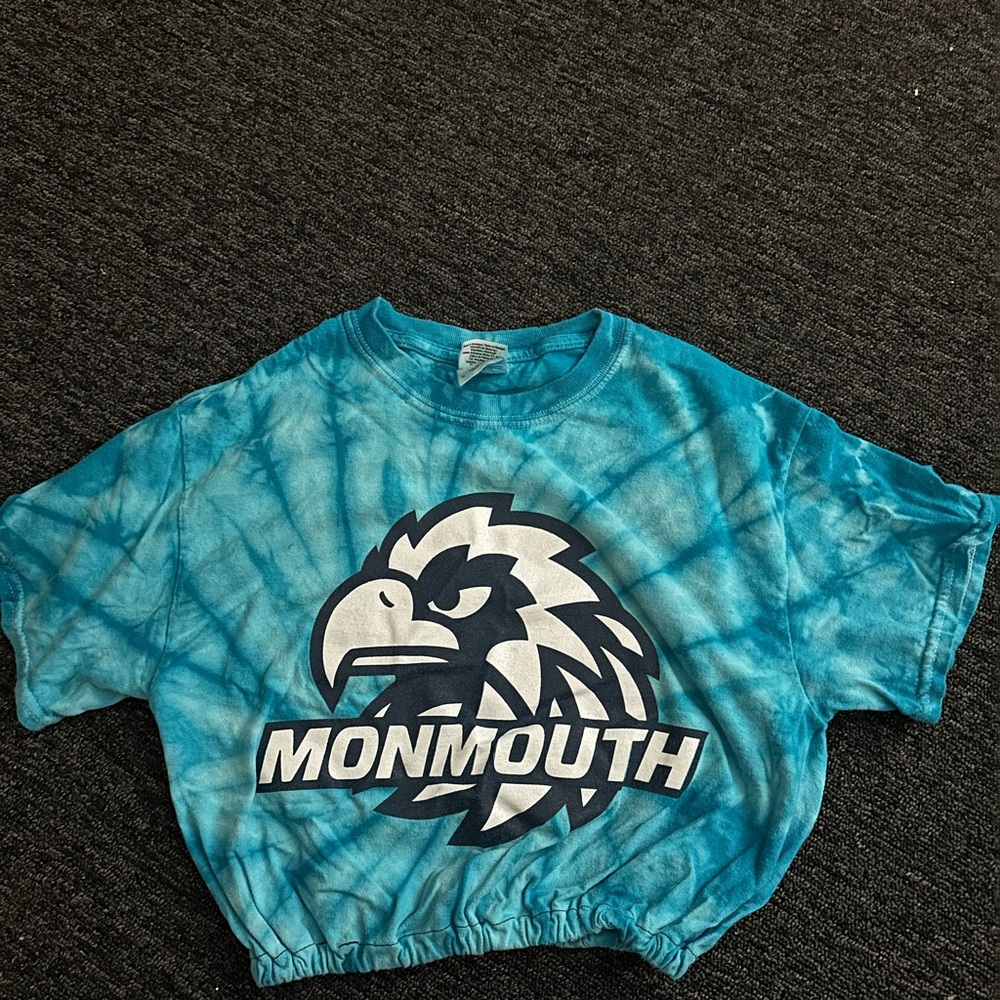 Monmouth University Hawks Blue Tye-Die Tshirt